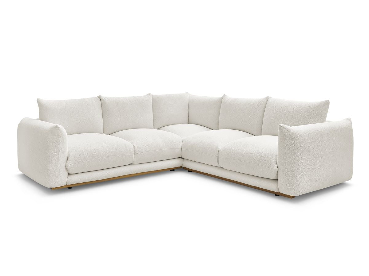 Hjørnesofa ERNEST i bouclé-stoff