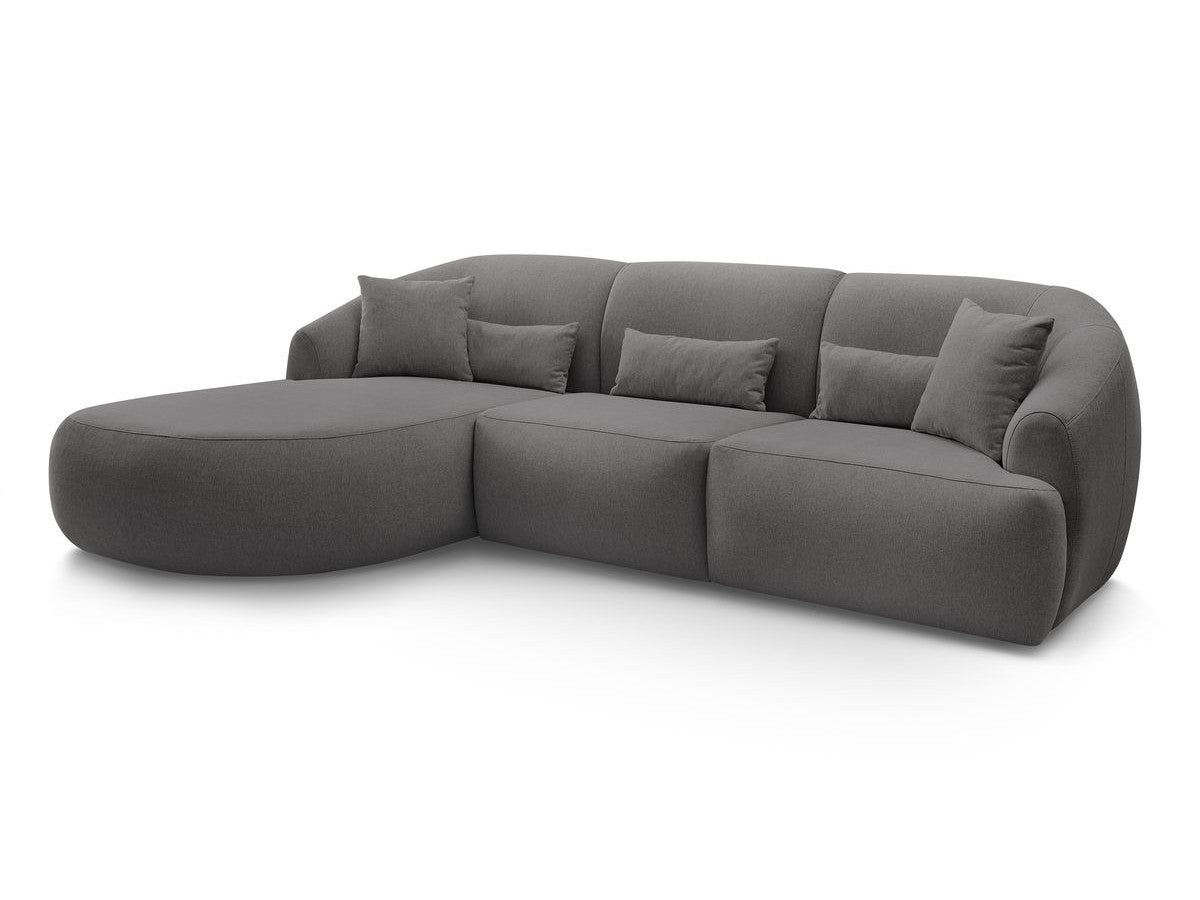 Hjørnesofa ALESIA i melert stoff