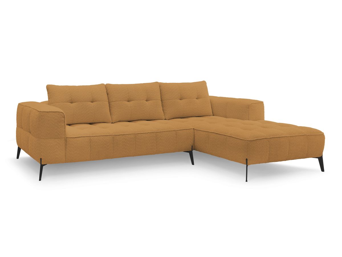 Hjørnesofa ANIS i bouclé-stoff