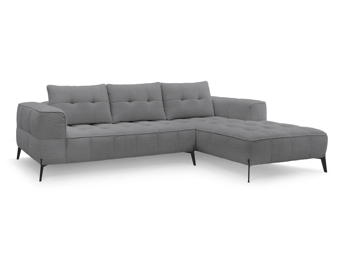Hjørnesofa ANIS i bouclé-stoff