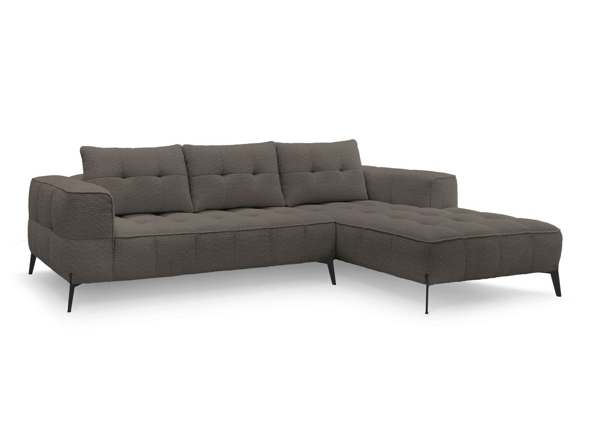 Hjørnesofa ANIS i bouclé-stoff