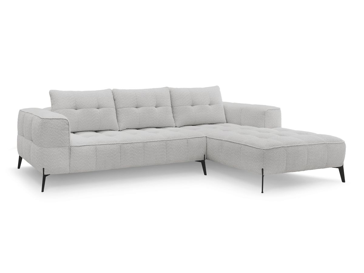 Hjørnesofa ANIS i bouclé-stoff