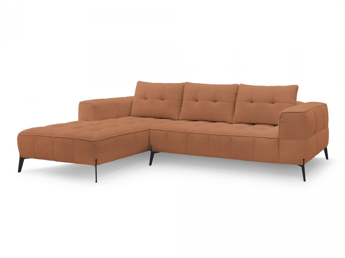 Hjørnesofa ANIS i bouclé-stoff