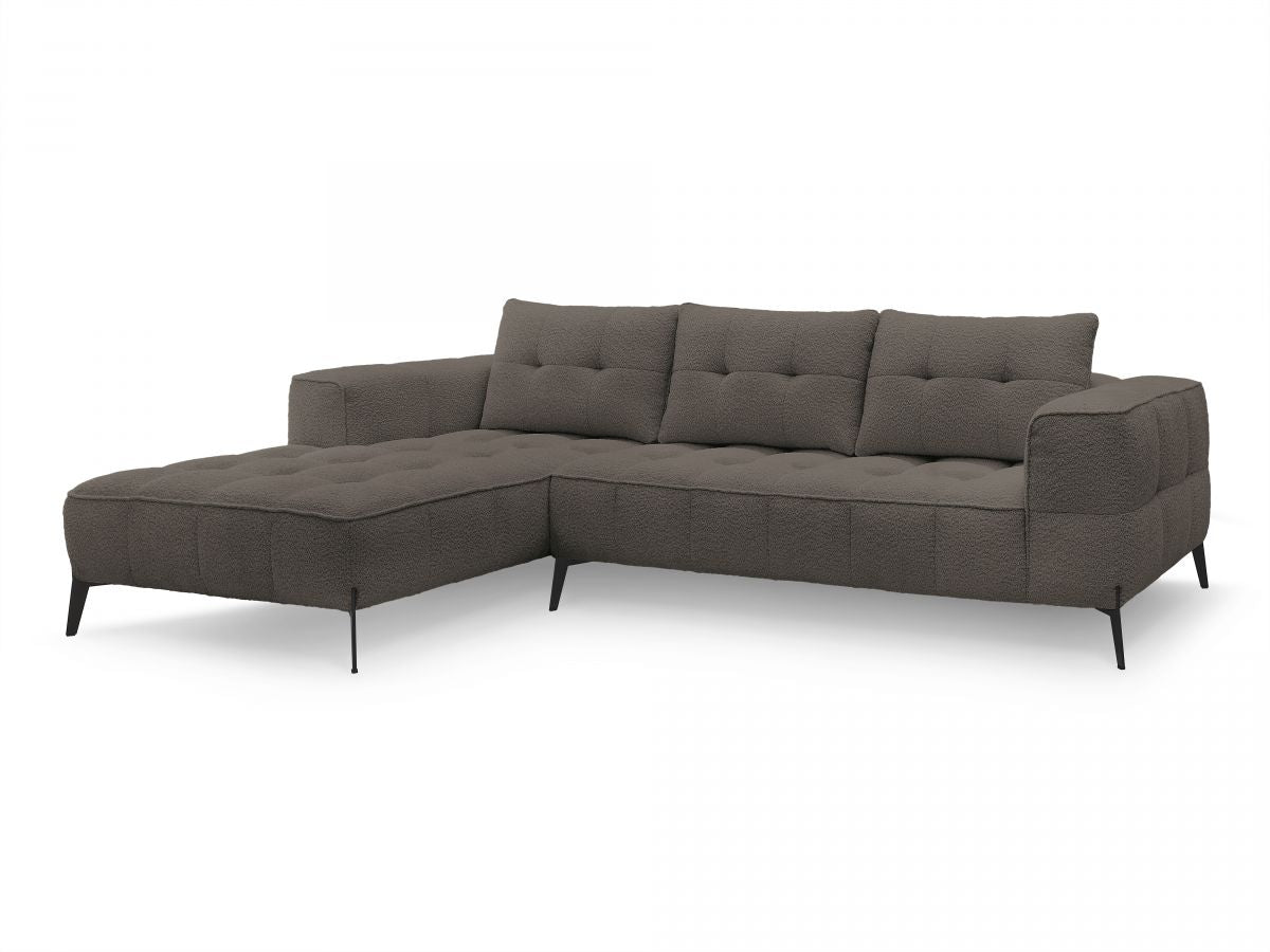 Hjørnesofa ANIS i bouclé-stoff
