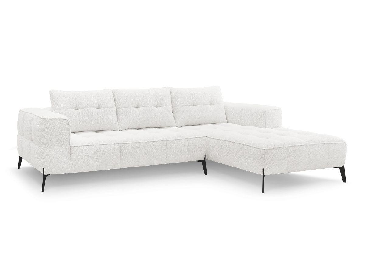 Hjørnesofa ANIS i bouclé-stoff