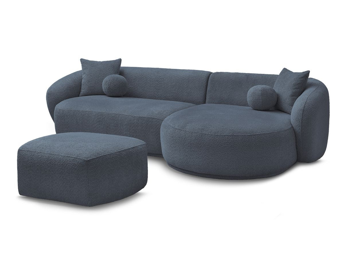 Hjørnesofa ASHLEY med puff