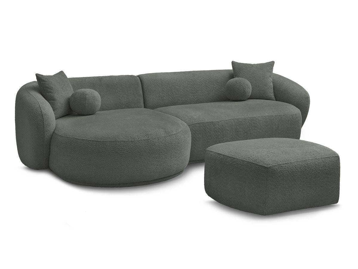 Hjørnesofa ASHLEY med puff