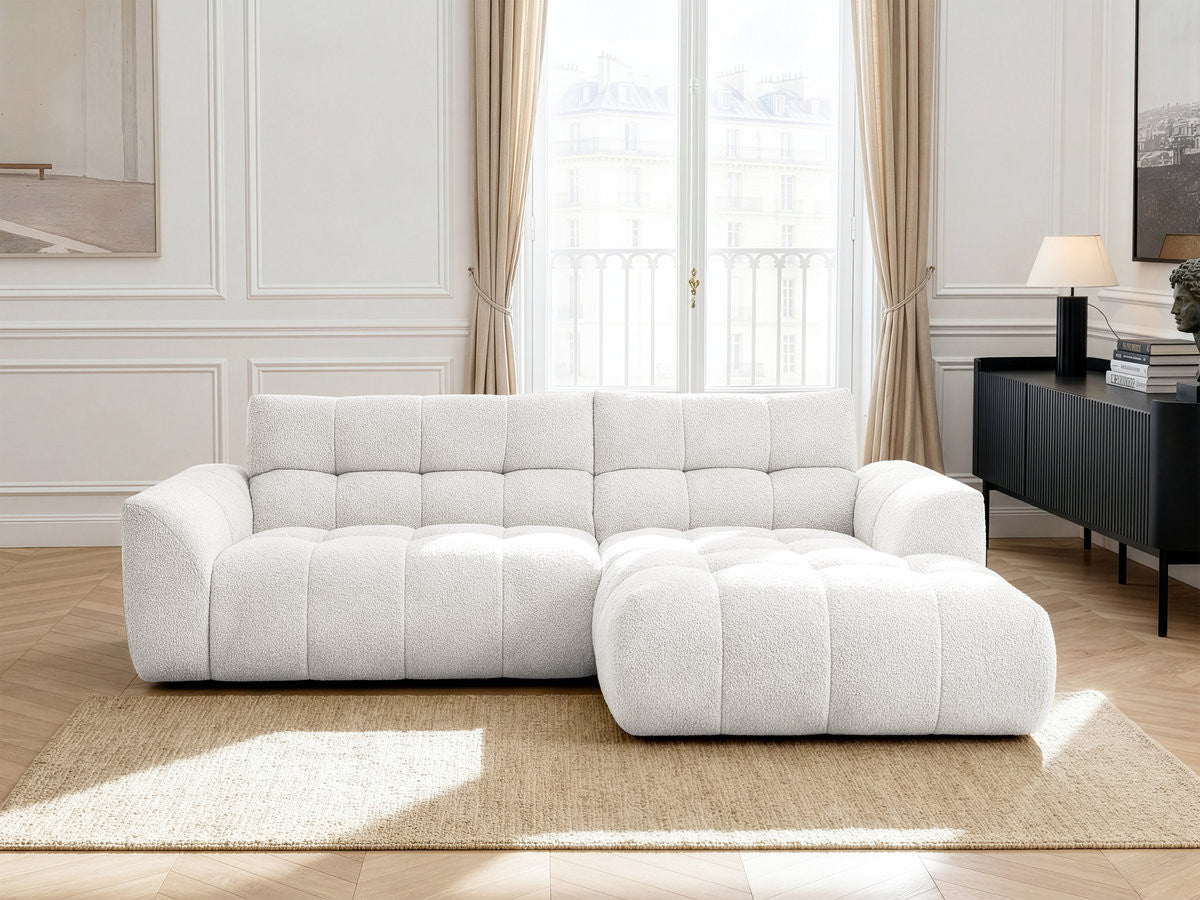 Hjørnesofa JAYA i chenille