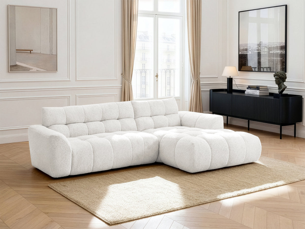 Hjørnesofa JAYA i chenille