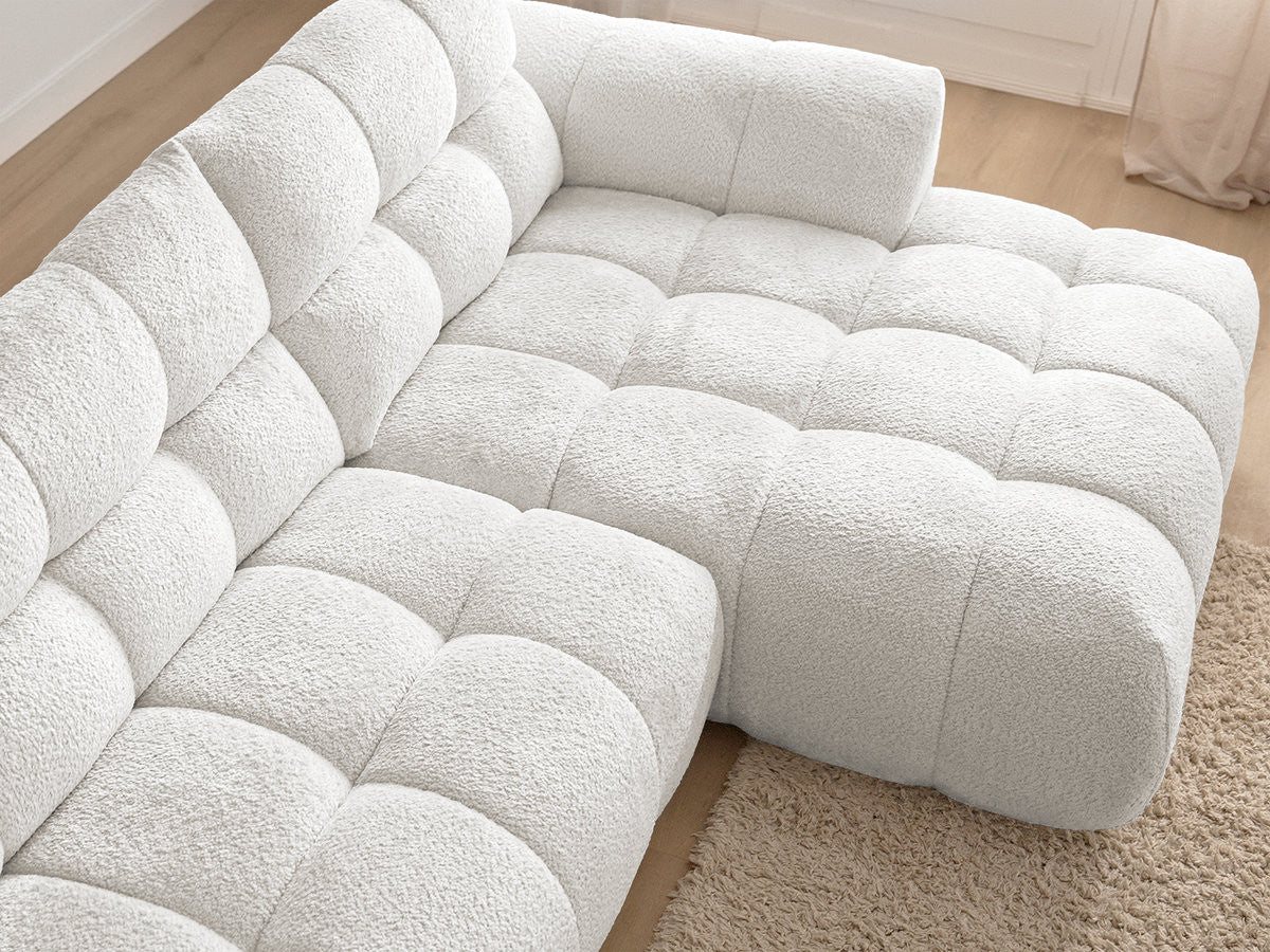 Hjørnesofa JAYA i chenille