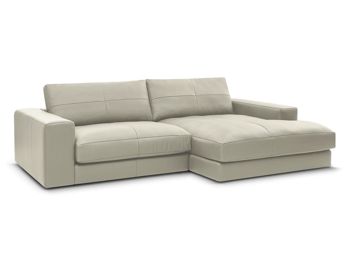 Hjørnesofa LEONARD skinn