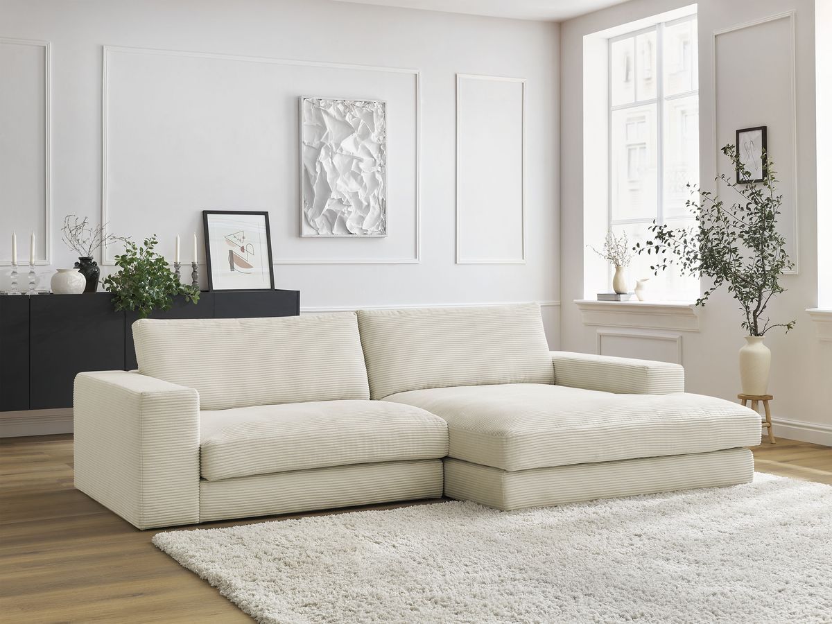 Hjørnesofa LEONARD i kordfløyel