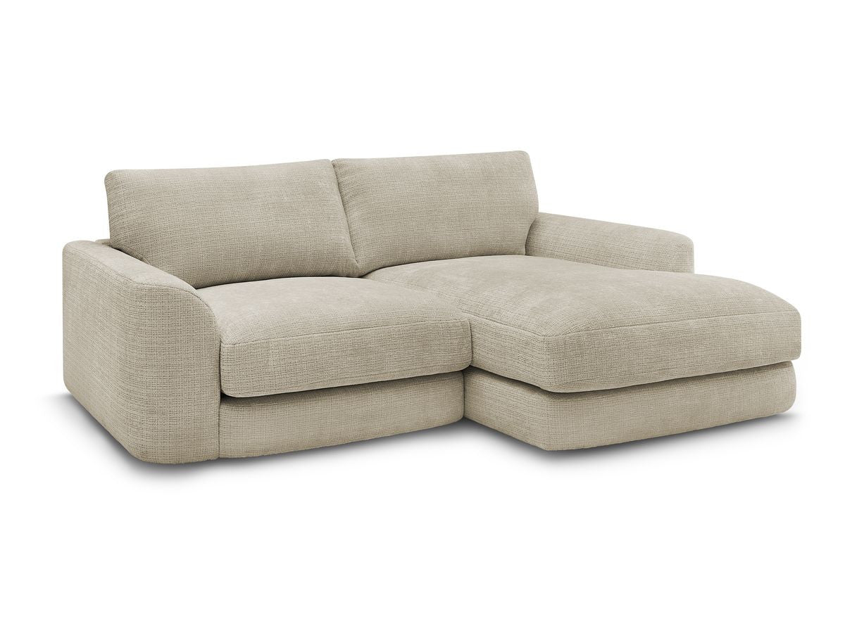 Hjørnesofa LEONORE i teksturert stoff