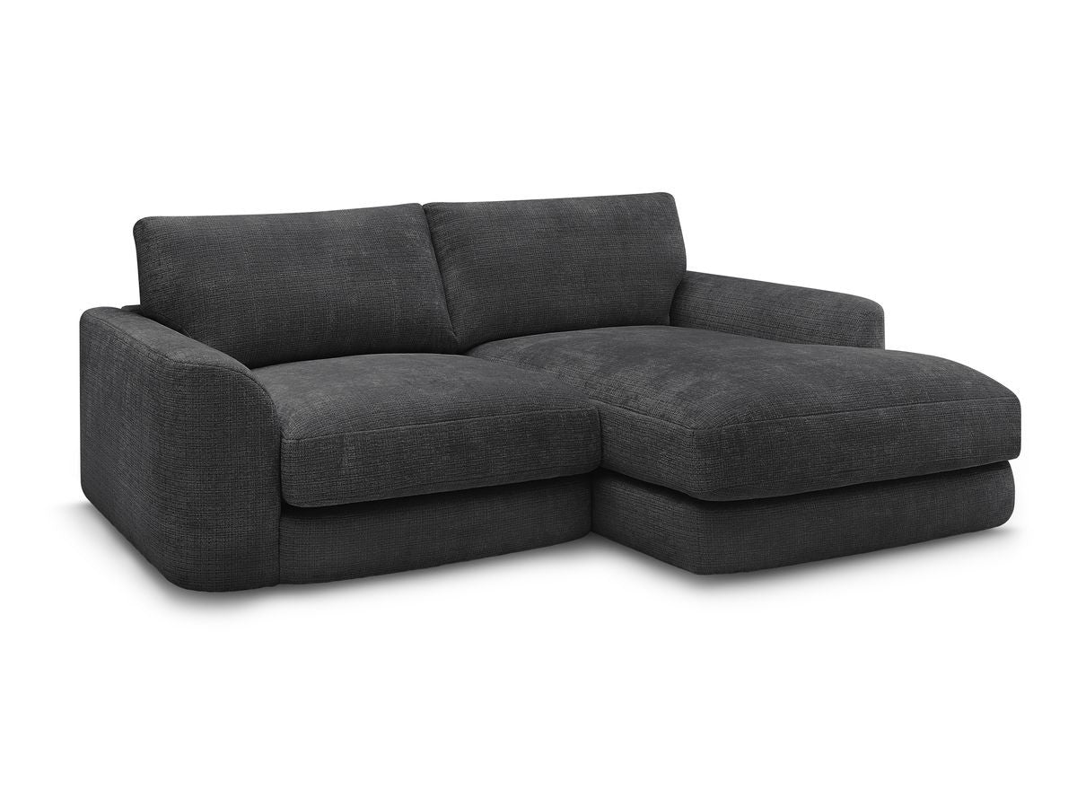 Hjørnesofa LEONORE i teksturert stoff