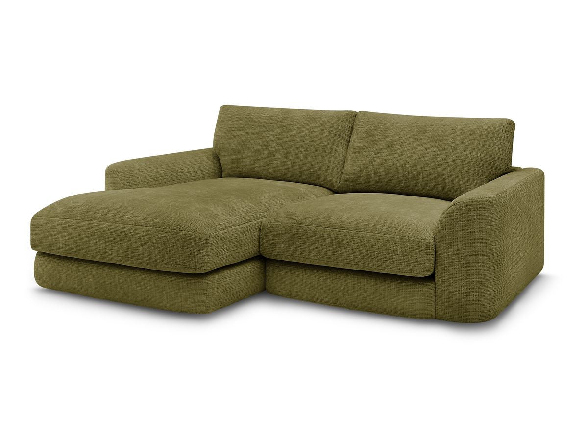Hjørnesofa LEONORE i teksturert stoff