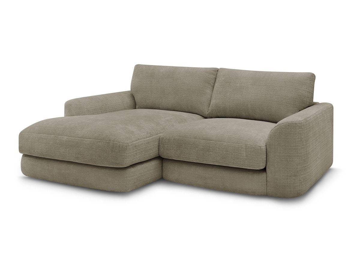 Hjørnesofa LEONORE i teksturert stoff