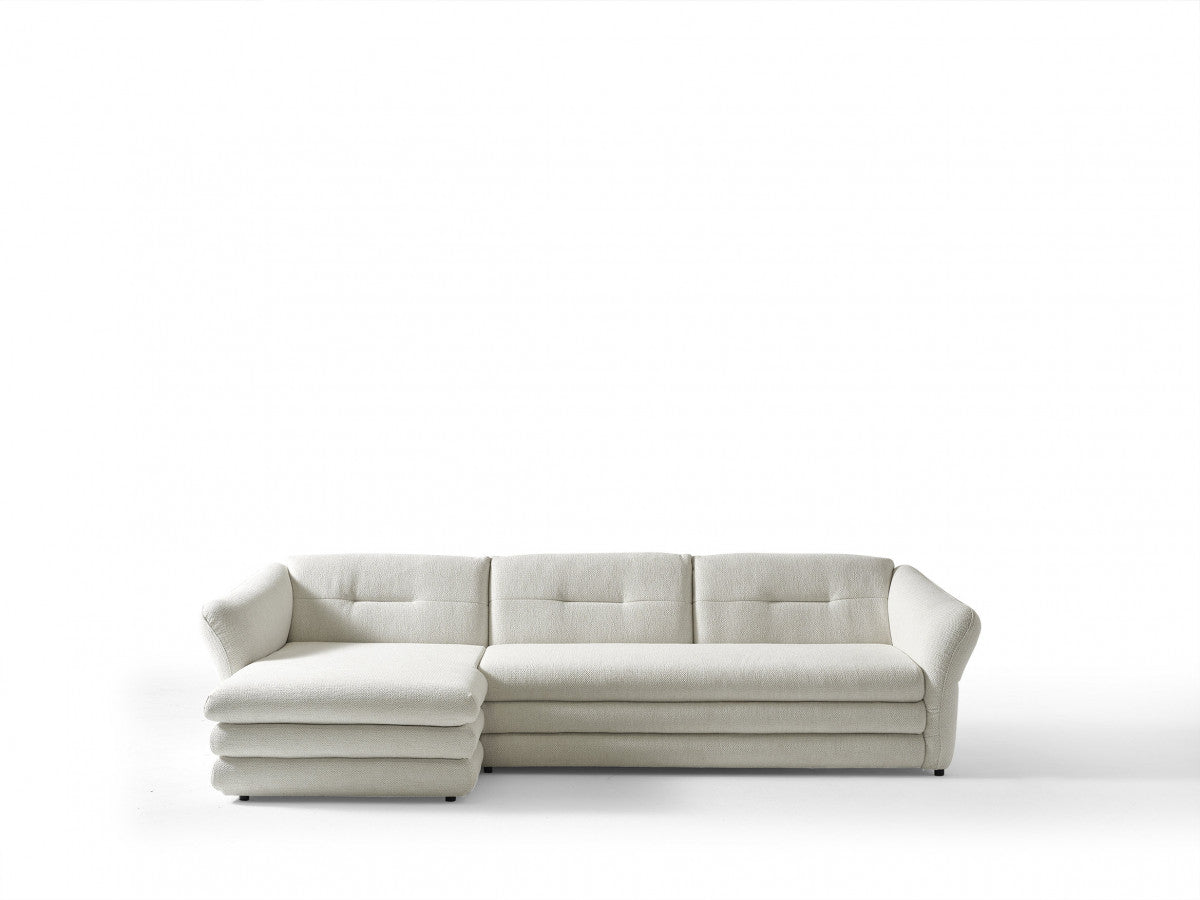 Hjørnesofa MARBLE i melert stoff