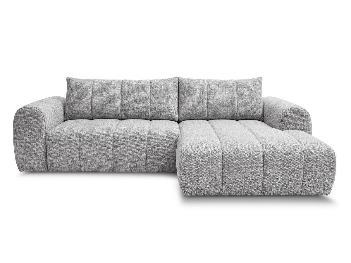 Hjørnesofa NESTY i melert stoff